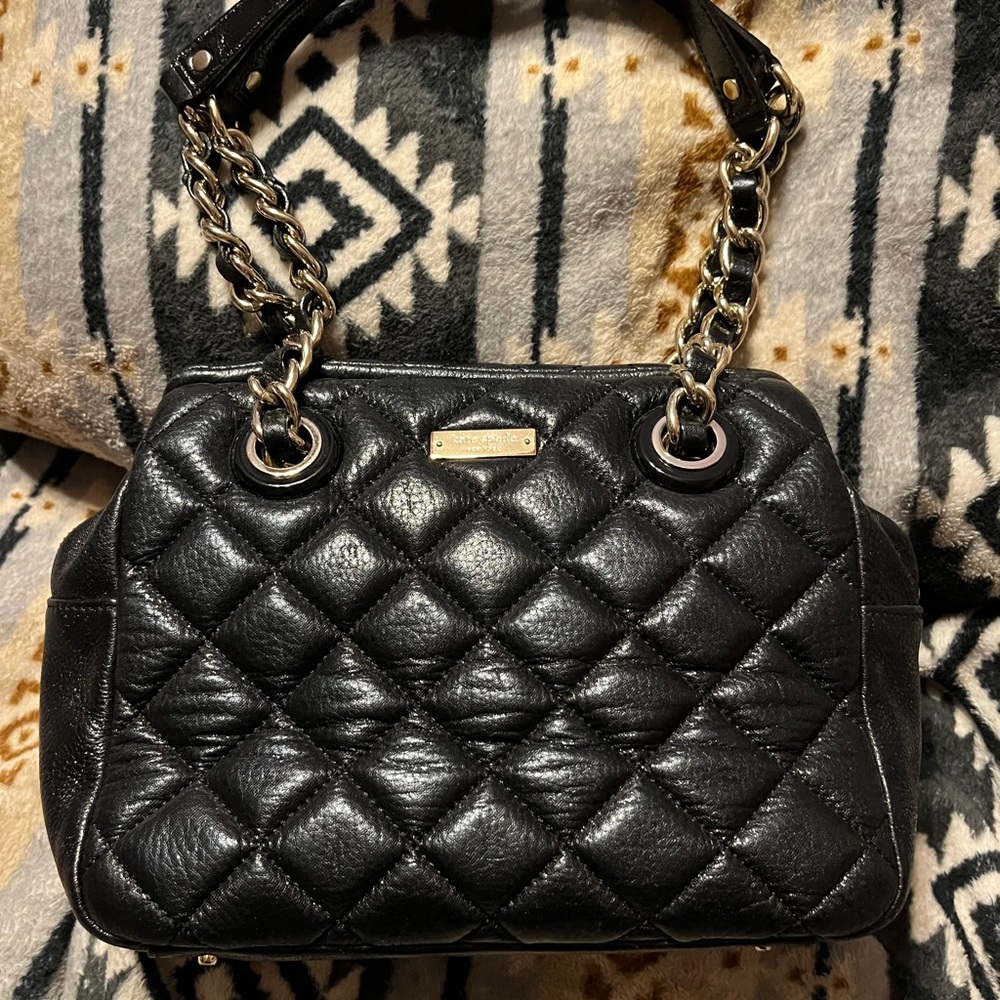 Kate Spade EUC Elizabeth Gold Coast Quilted Shoulder Bag